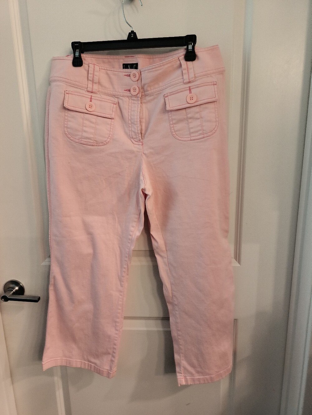 VINTAGE - INC International Concepts Pale Pink Button - Jeans